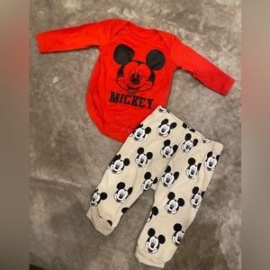 Disney 3-6M Mickey Mouse Set
